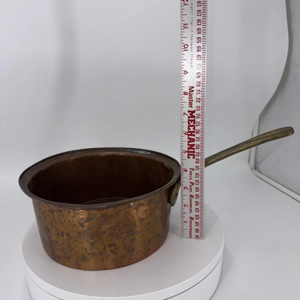 Vintage Copper Saucepan Pot Handmade In Turkey-National‎ Coper Collection